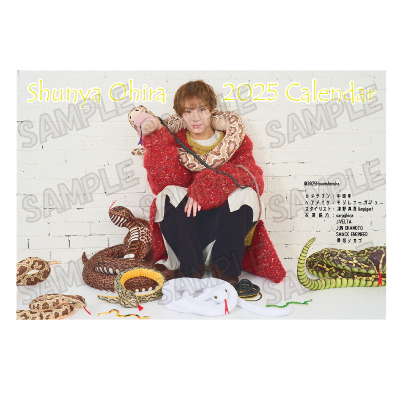 大平峻也2025年カレンダー通信販売のお知らせ | 大平峻也Official